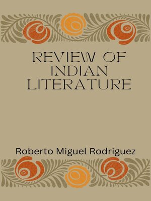 cover image of Review of Indian Literature